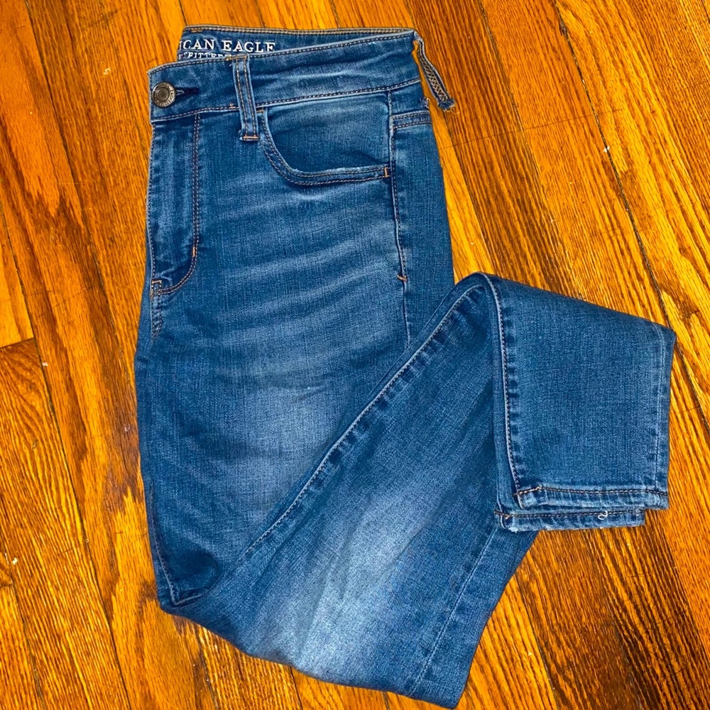 High rise American eagle jeggings